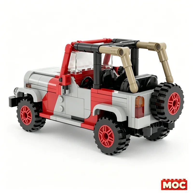 399 adet MOC Özel Yapı Taşları - Model Kit Jurassic Park incelemesi ve fiyatı