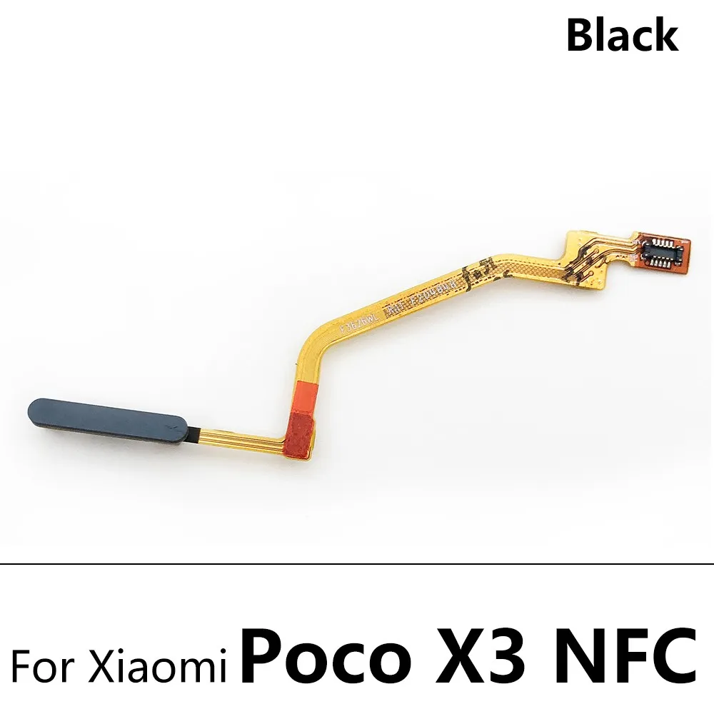 Fingerprint Scanner For Xiaomi Poco X3 Pro M3 F3 / M4 Pro 4G Home Button Fingerprint Menu Return Key Sensor Flex Cable