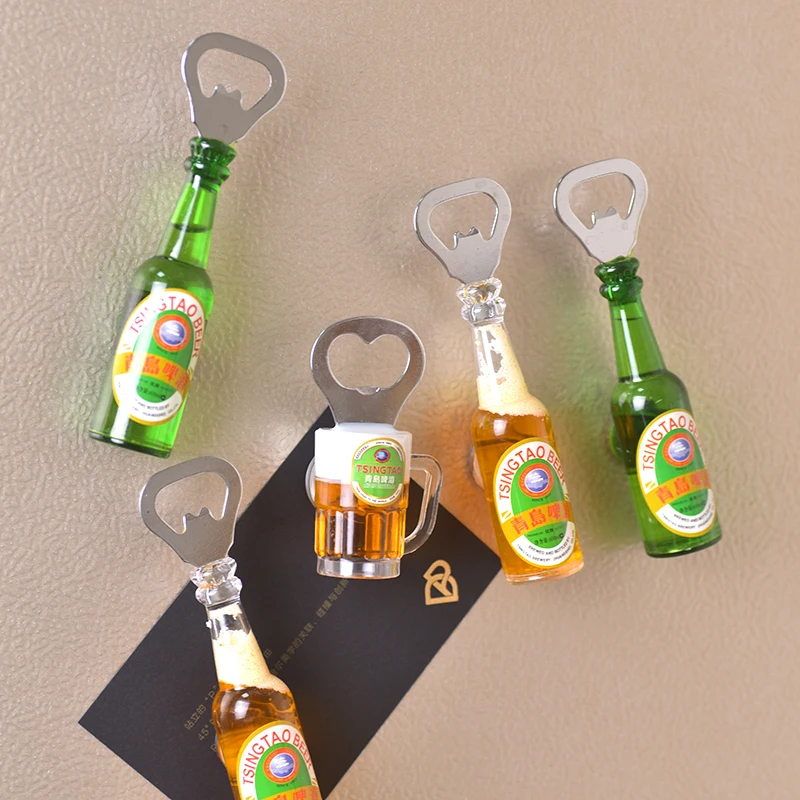 

New tourism themed souvenirs, beer bottle opener, creative bottle opener, refrigerator sticker, magnet glass