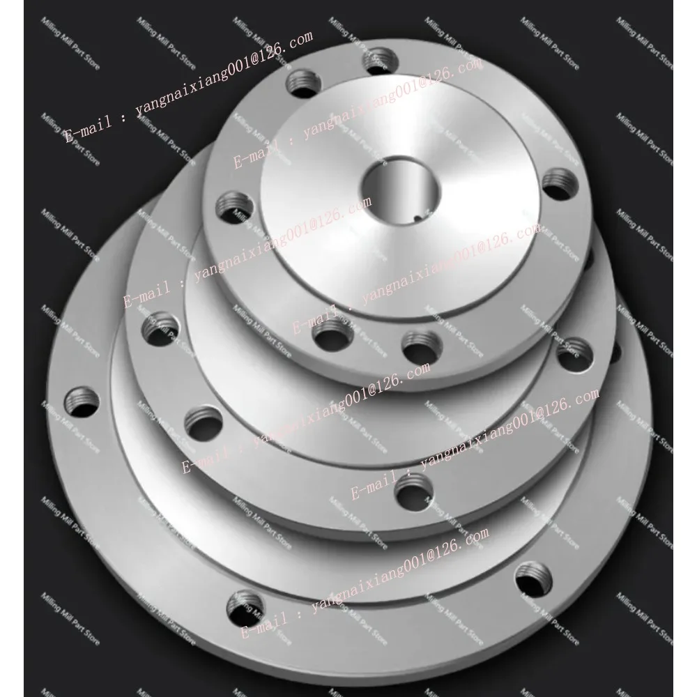 フランジ用、キー溝なしチャックモーターシャフトフランジ、セルフセンタリング用 K11/K12/K72-80 K11/K12/K72-100 内穴 12-25mm チャックフランジ