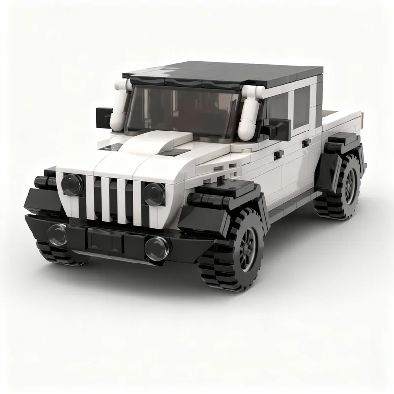 364-teiliger MOC Jeep Gladiator Mojave City Champions Modellbausatz Konstruktionsspielzeug Weihnachtsgeschenke DIY Kreative Idee Bausteine