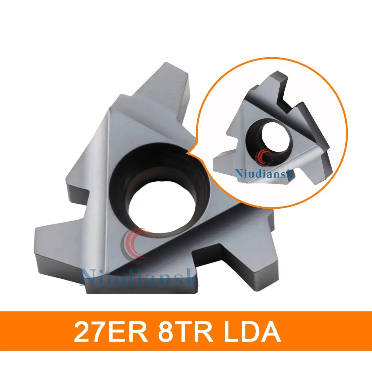 27ER 8.0ISO LDA 27ER 8TR LDA Numerical Control Lathe Thread Turning Tool Threaded Blade Cutting Tool 27ER Series Thread Inserts