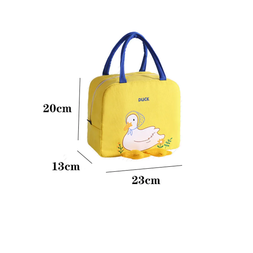 2022 Kid Child Lunch Bag Cartoon Student Bento Thermos Bag Picnic Lunch Box Storage Bag Insulated Bag Lunch Accesorios for Kids