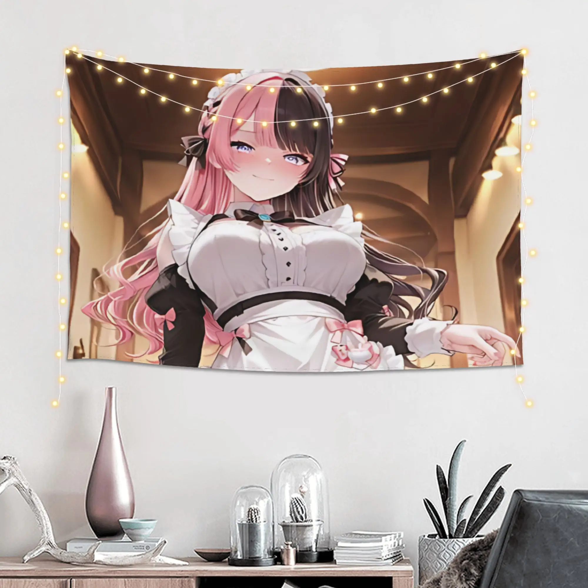 Japanese Style Anime Game Girl Tapestry Room decoration  Home Decoration Tapestry Decor Accessories Cute Room Decor