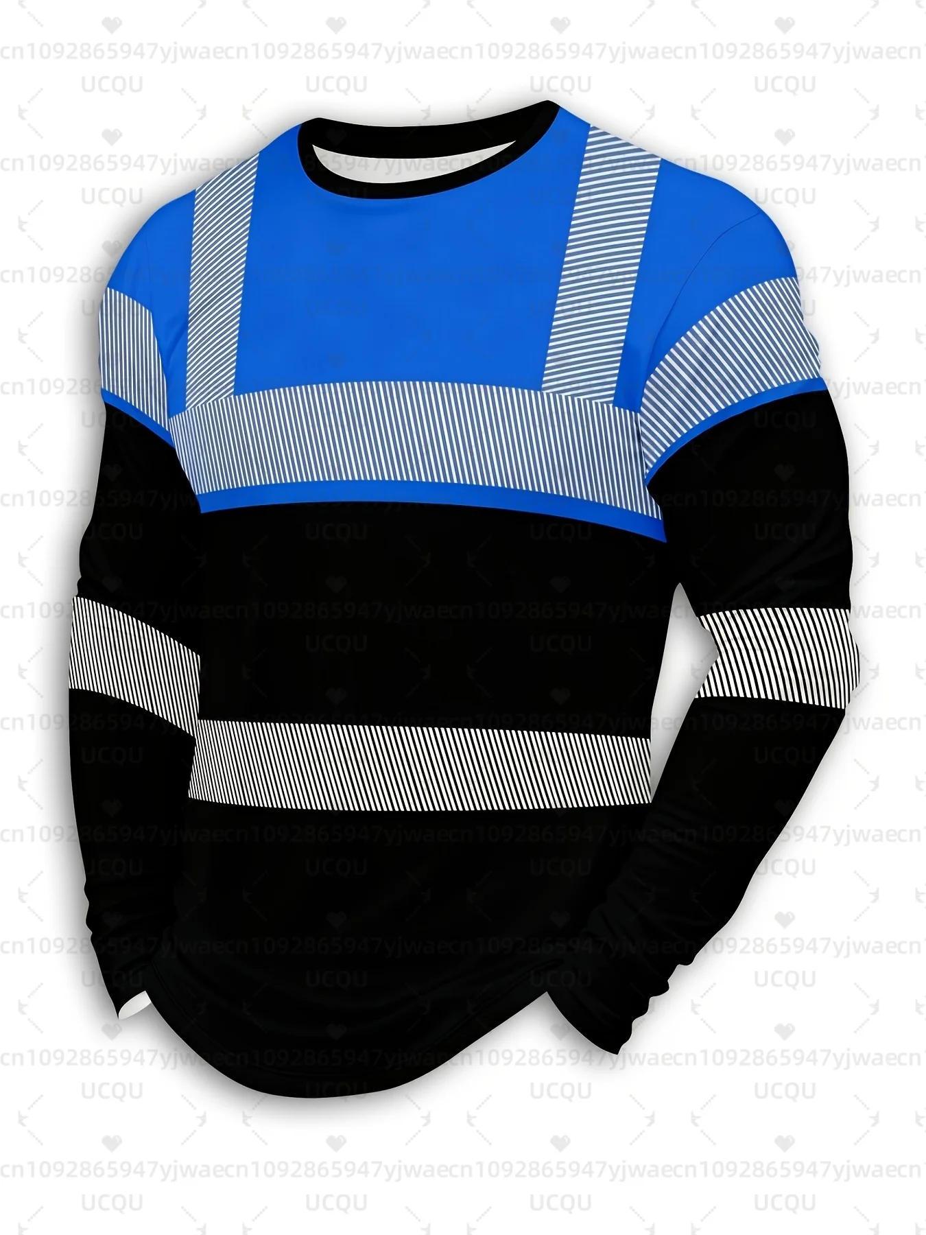 Men's Casual 3D Printed Long-sleeve T-shirt for Spring Autumn Neon Green Lightweight Breathable T-shirt Tops Pullovers