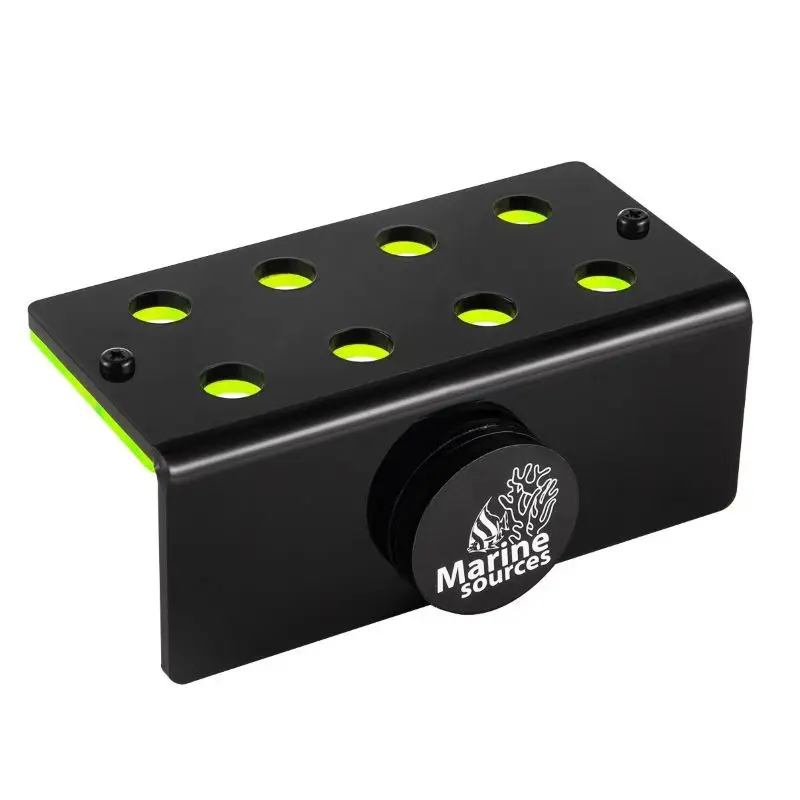 

Strong magnetic attraction fluorescent green/fluorescent orange 8-hole double-layer coral SPS bracket aquarium acrylic bracket