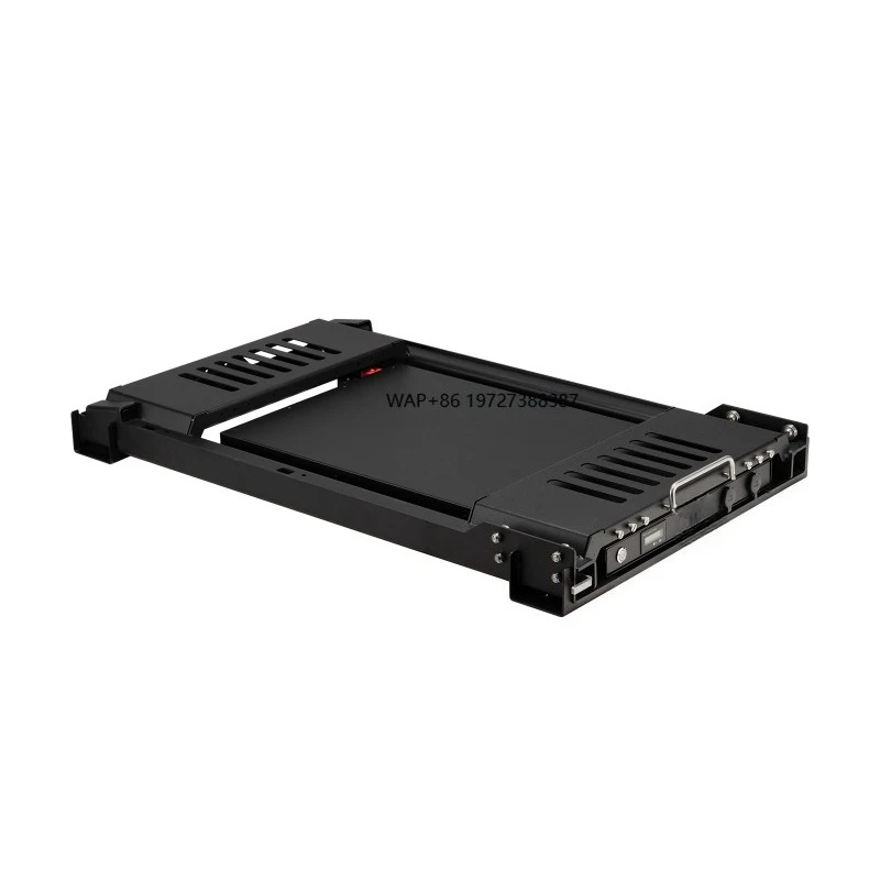 POWER 12V Electric Car Steel SidewaysTilting Drop Down Fridge Slide Built-in 100AH Lithium Battery 40A Dcdc Charger