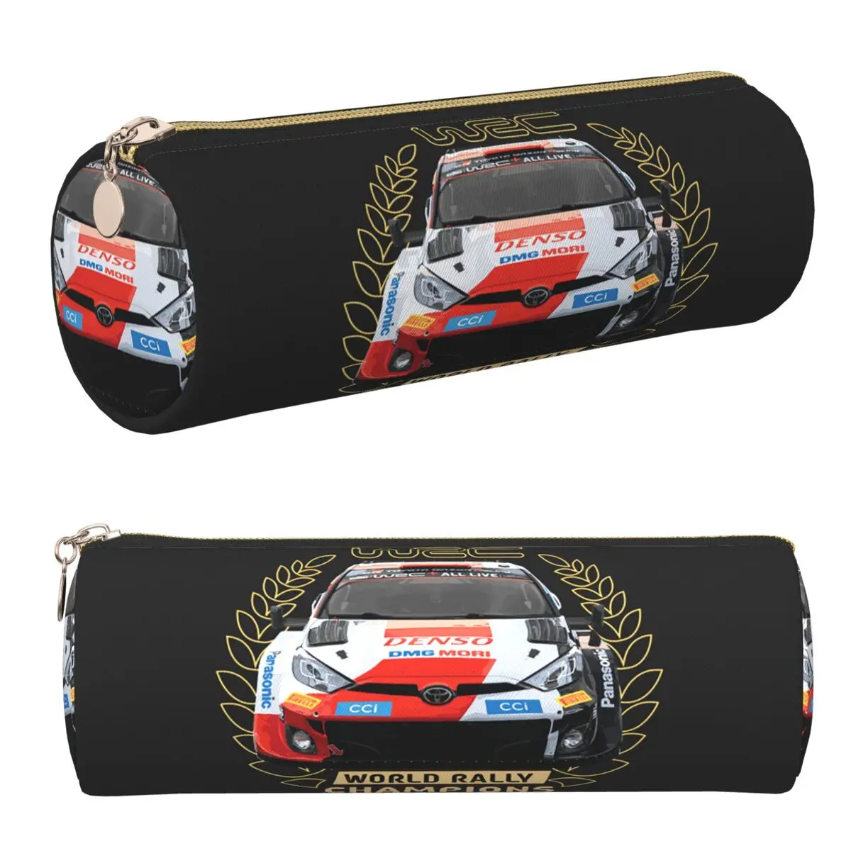 World Rally Championship WRC Federmäppchen, Stifthalter, zylindrische Stiftbox, Bleistiftbeutel für Jungen und Mädchen, Geschenke