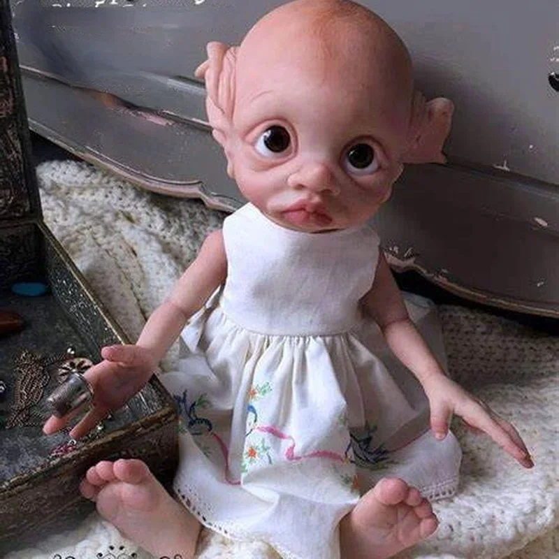 

17inch Reborn Doll Kit Tinky Fairy Doll Small Size Bebe Dolls Lifelike Soft Unpainted Unfinished Doll Parts