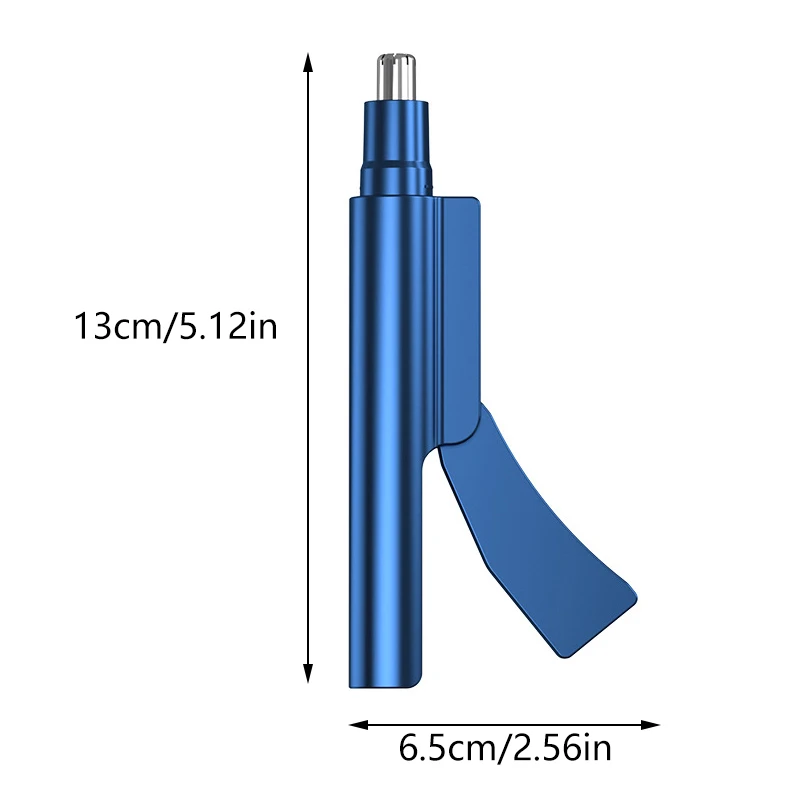Ручной триммер для носа и ушей, бритва из нержавеющей стали без ржавчины, безболезненное удаление волос в носу, мужская портативная бритва