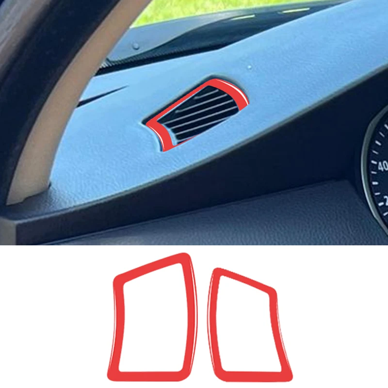 

For BMW 5 Series E60 2004-2007 Accessories Interior Car Central Dashboard Demister outlet Cover Decoration Stickers