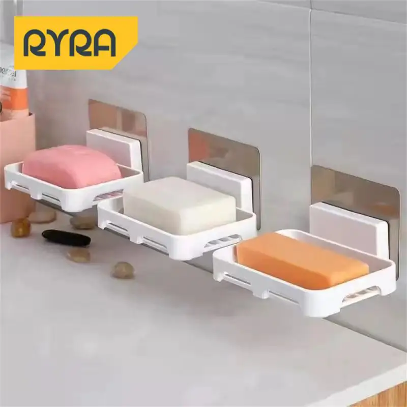 Soap Holder Easy To Install Durable Sebs+abs High-quality Materials No Marks Innovative Design Soap Dish With Suction Cup