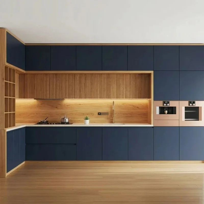 Muebles de Cocina Modernos, Juego Completo de Muebles de Cocina de Diseño Moderno