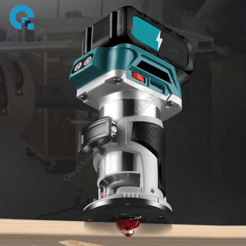 Flat Edge Trimmer Brushless Lithium Battery Multi Functional Engraving Handheld Rechargeable Wood Hole Digging Machine