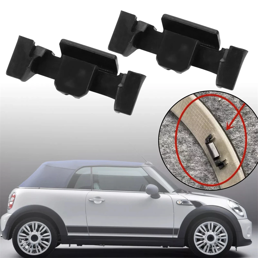 

​12pcs Headlight Trim Ring Clips For Mini For Cooper R55 R58 51132752145 R55-R60 F56 Black Plastic Car Lights Base