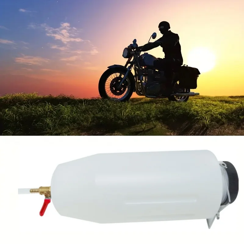 1Set 4L Motorcycle Auxiliary Fuel Tank PVC Car Carburetor Balancing Tool With Adjustable Flow Tap And Hanging Hook