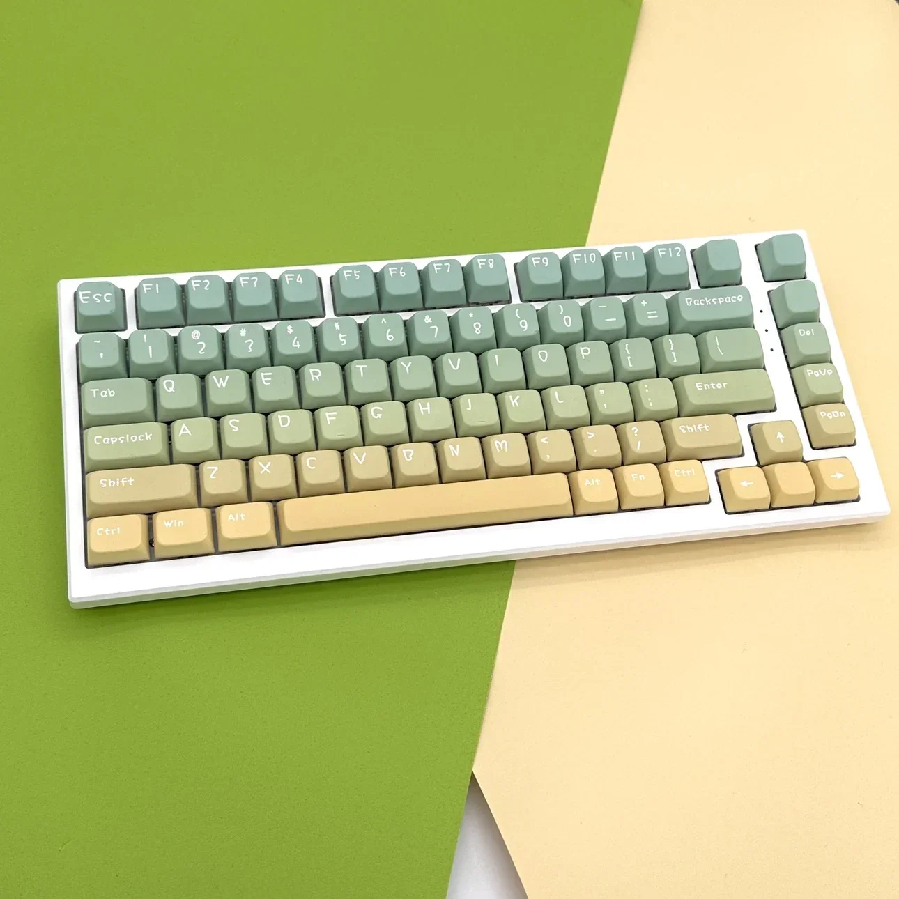 Nieuwe originele hoogte 125-toetsen kleine volledige set mechanische toetsenbord gepersonaliseerde keycaps