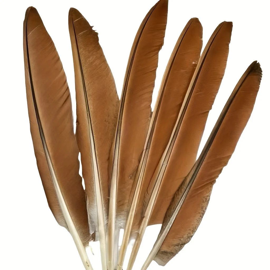 

10 шт. коричневых перьев павлина для рукоделия, украшения для вечеринок, карнавальных головных уборов, 30-40 см