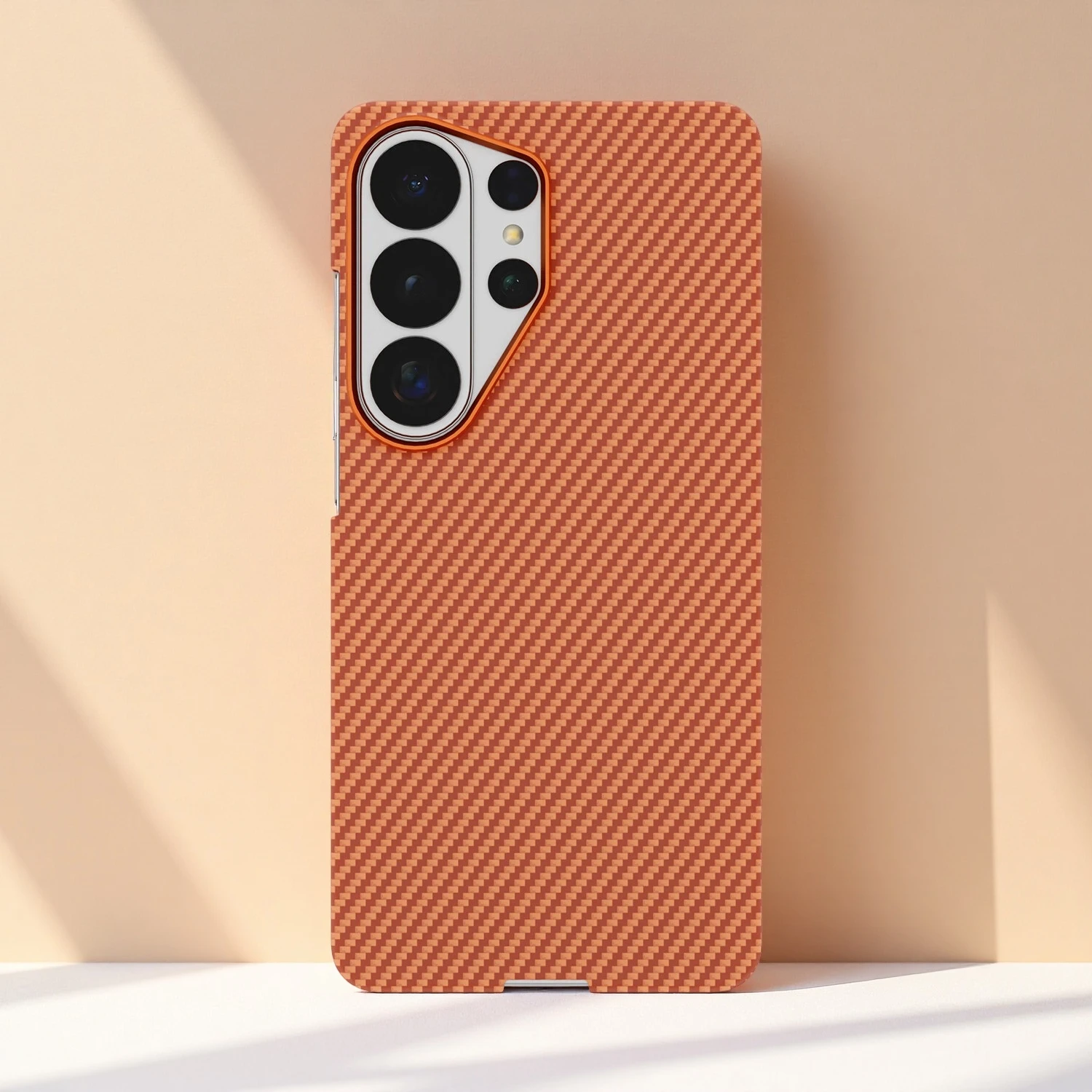 

Suitable for Samsung S25 S26 Ultra magnetic phone case, ultra-thin frosted carbon fiber texture anti drop protective cover