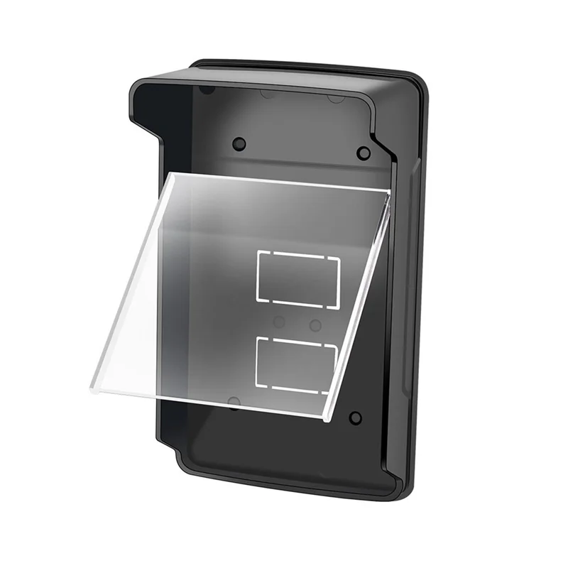 

Outdoor Waterproof Cover Rain Proof Shell With Transparent Panel For Access Control System Face Recognition Machines