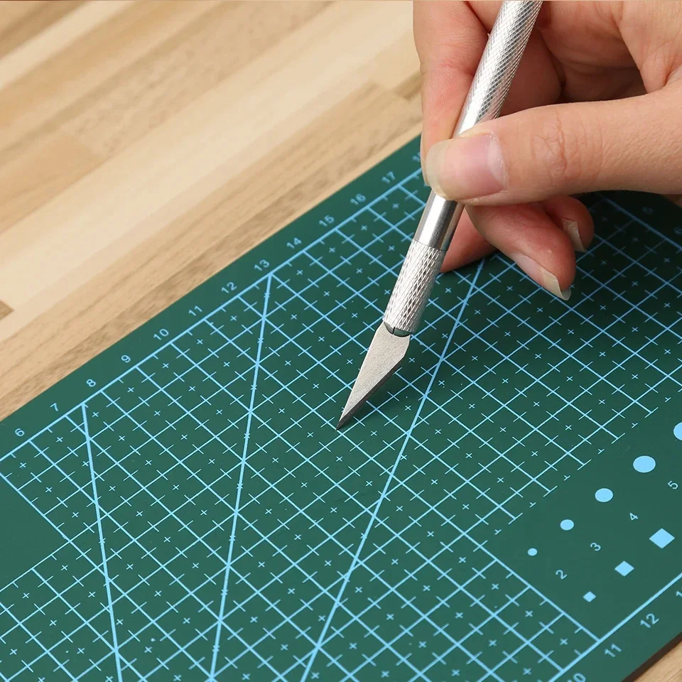 1 قطعة حصيرة قطع كبيرة ذاتية الشفاء مزدوجة الجانب A3 A4 قطع الوسادة لصياغة صورة ظلية الخياطة الخضراء قطع حصيرة