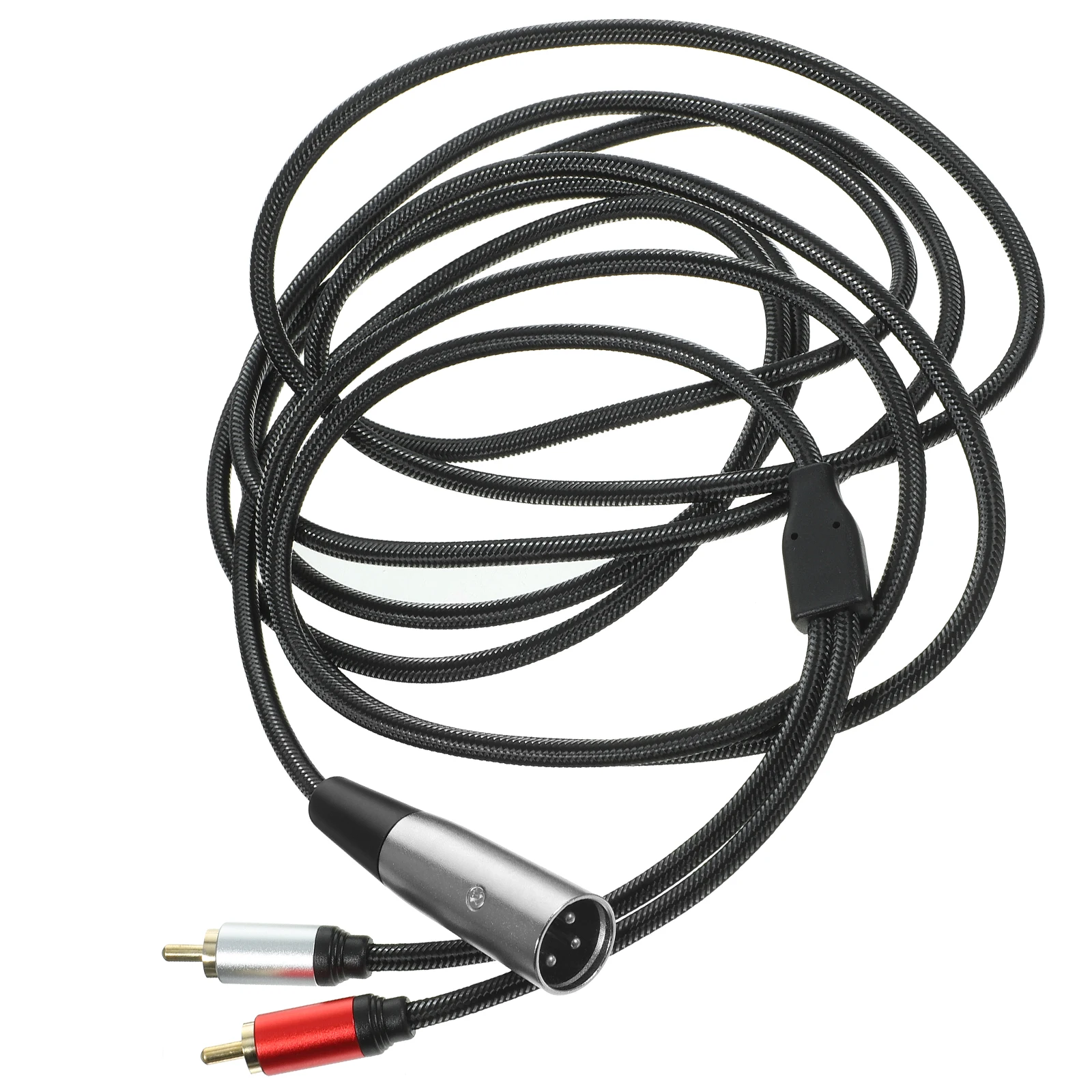 

to Audio Cable 1M 3 Pin Microphone Wire Speaker Sound Equipment Converter Cable Audio Jack Splitter Car Amplifier Power