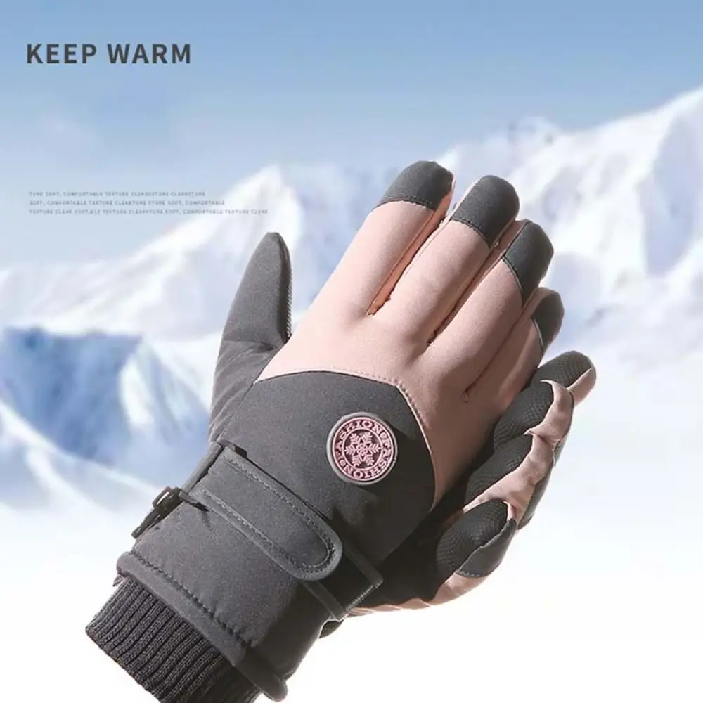 

Touchscreen Gloves Skiing Gloves Full Finger Bicycle Winter Warm Gloves Motorcycle Accessories Cycling Equipment