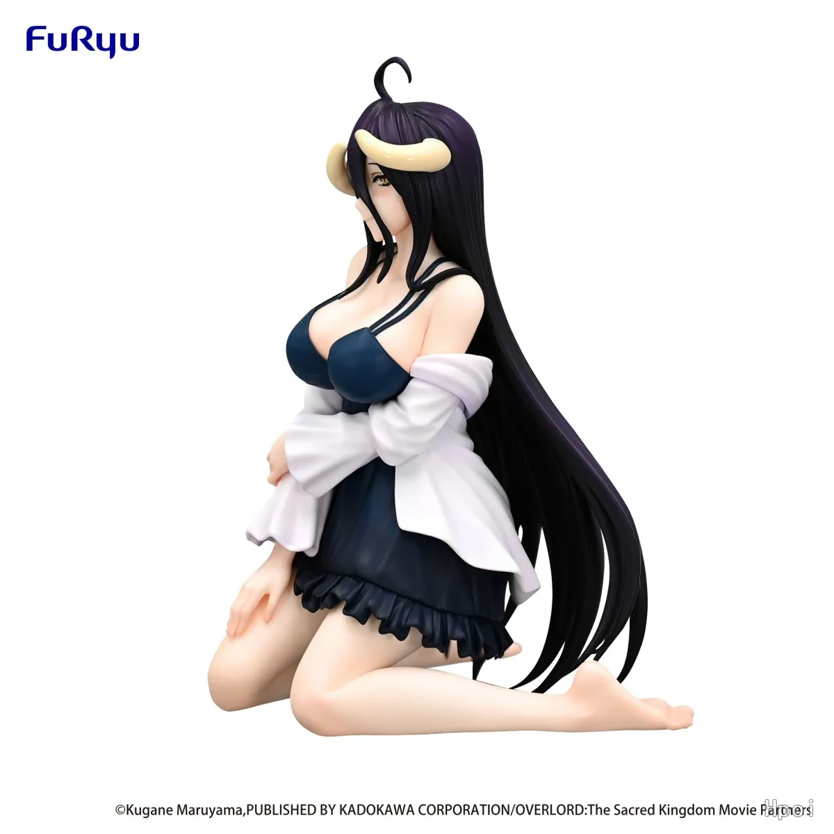 Anime 12cm Overlord Albedo Loungewear figurine bouchon de nouilles Figure nouveau pyjama tenue PVC Collection modèle poupée jouets