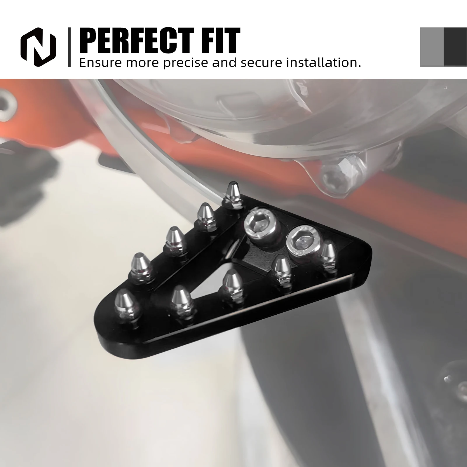 NICECNC Bremshebel-Endplatte für KTM EXC 300 2017-2026 EXC 250 EXCF 350 EXC 450 SX 125 SXF 250 SXF 450 XCW 300 XCF 350 – Detail 4