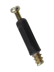 20/50pcs Thickening Three In One Connector  Screw PlasticRod Connector Furniture Hardware Plastic Connecting Rod