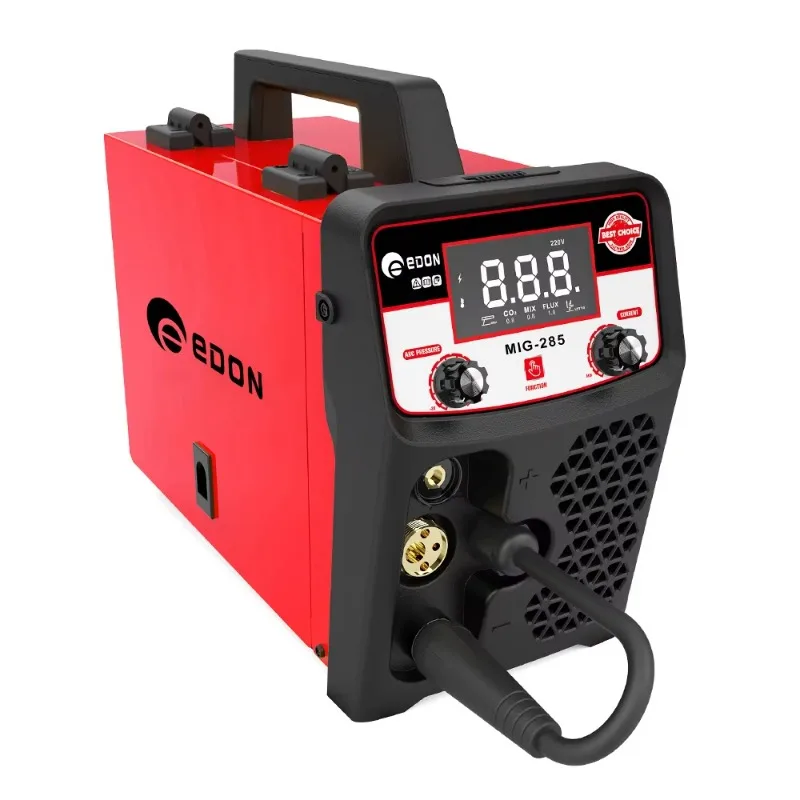 EDON 160A/200A Digital Gas Gasless Carbon Steel Stainless Steel Mig Welding Machine Welder With 5kg Wire