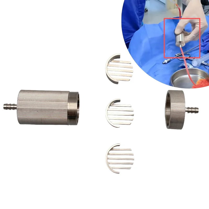 AMC Cylinder Collecter Innovation Stromal Vascular Fraction Gel Preparation throught Manual Liposuction 3-Layer Interceptions