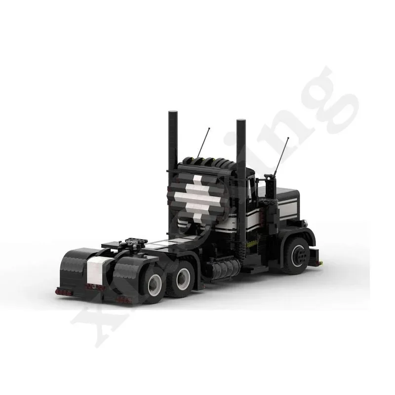 Peterbilt 389 Zware Vrachtwagen Model Moc-32567 Vrachtwagen Bouwstenen Assemblage Bouwsteen Speelgoed Verjaardagscadeaus Kerstcadeaus