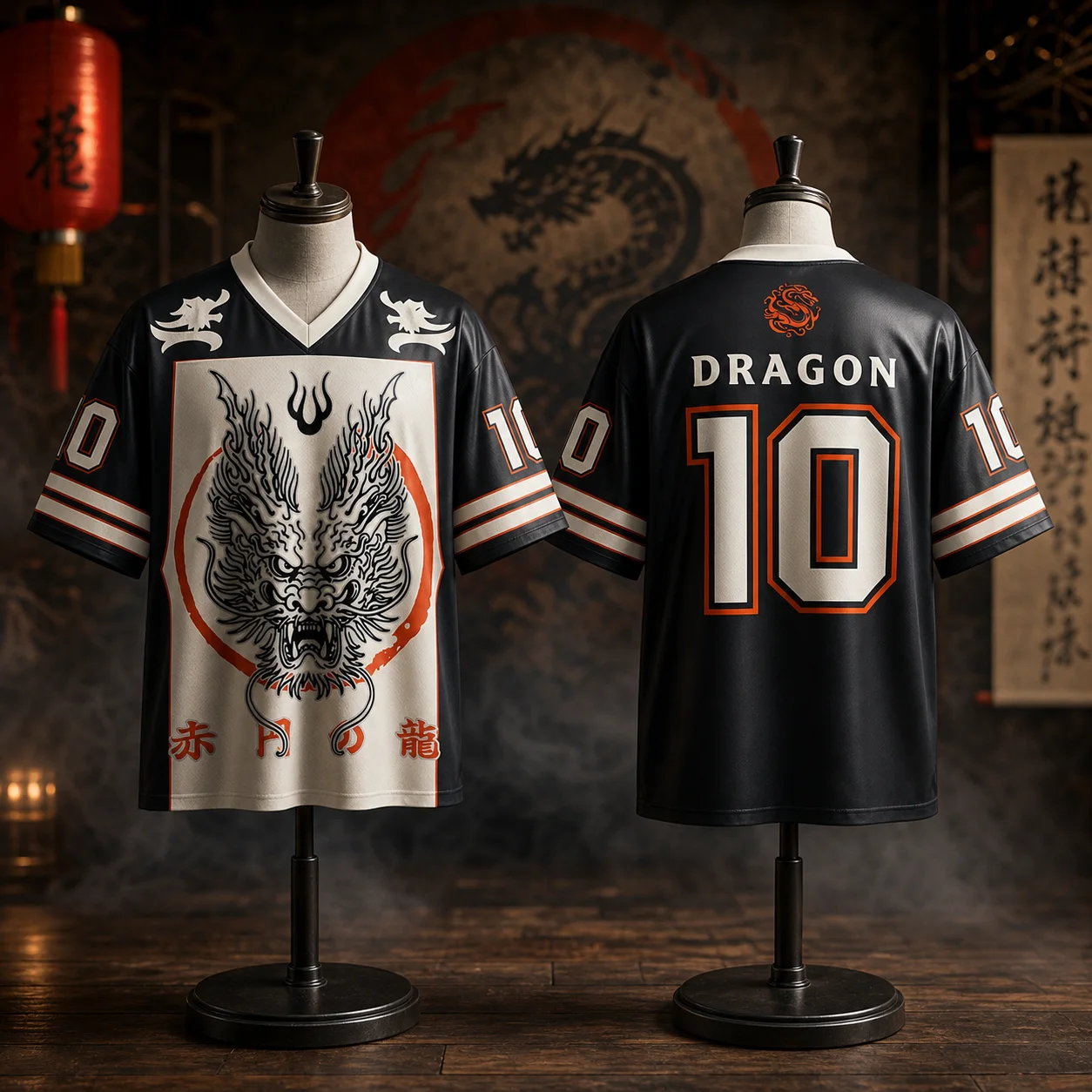 Summer Japanese Style Dragon V-neck T-shirt Quick Drying Short Sleeve Fitness Casual Outdoor Parent-Child Fashion Top 2026