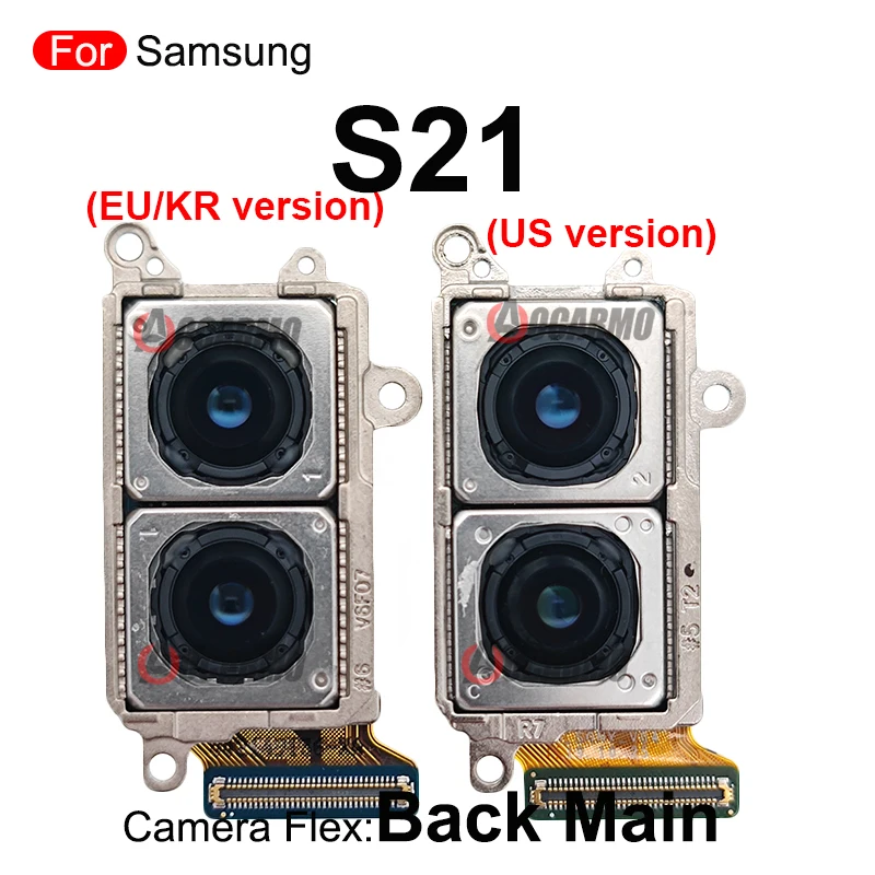 Rear Main And Wide Cameras For Samsung Galaxy S21 G991U G991N G991B G9910 Front Faceing Camera Repair Parts