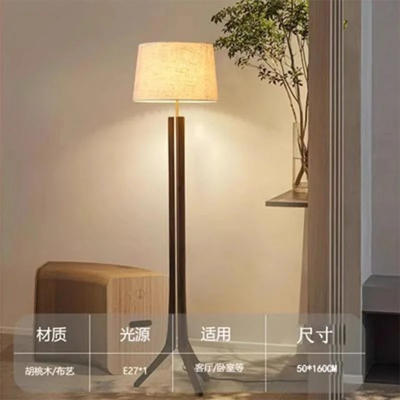 Candeeiro de pé com prateleira medieval Nova sala de estar chinesa simples