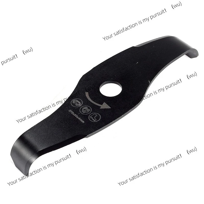 U-shaped blade 2T teeth 270mm long lawn mower manganese steel blade 4.0 thickened scimitar boutique tool