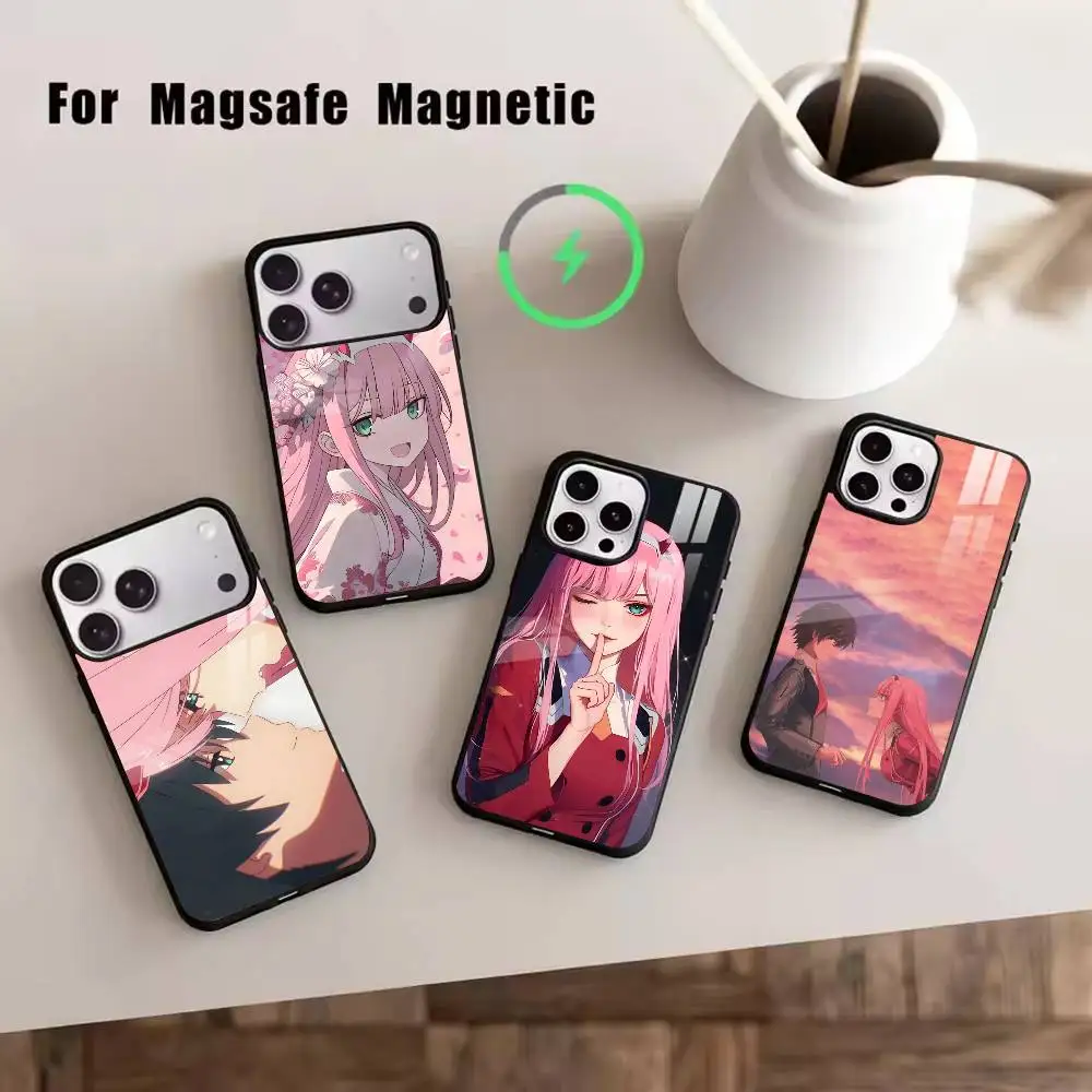 

002-DARLING in the FRANXX Phone Case For iPhone17,16,15,14,13,12,11 Plus,Pro Magnetic with Magsafe Wireless Charging