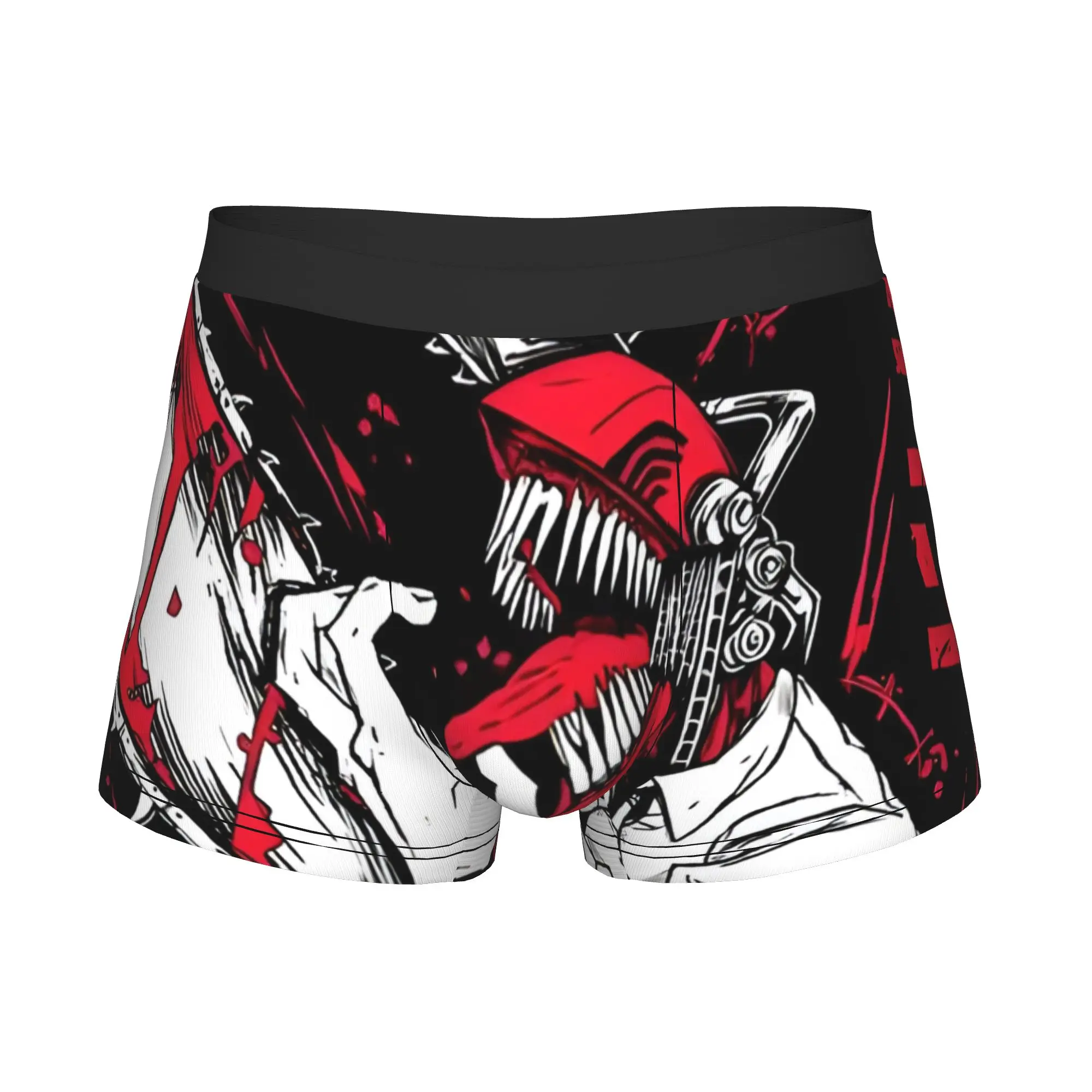 Denji  Bandai Chainsaw Man Underpants Breathbale Panties Man Underwear Print Shorts Boxer Briefs view 3