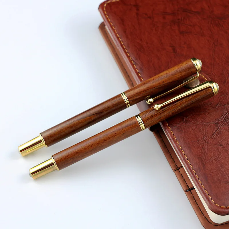 Imagem -04 - Rosewood Pearl Signature Pen Grande Capacidade Caneta Neutra Premium Student Writing Test Pen