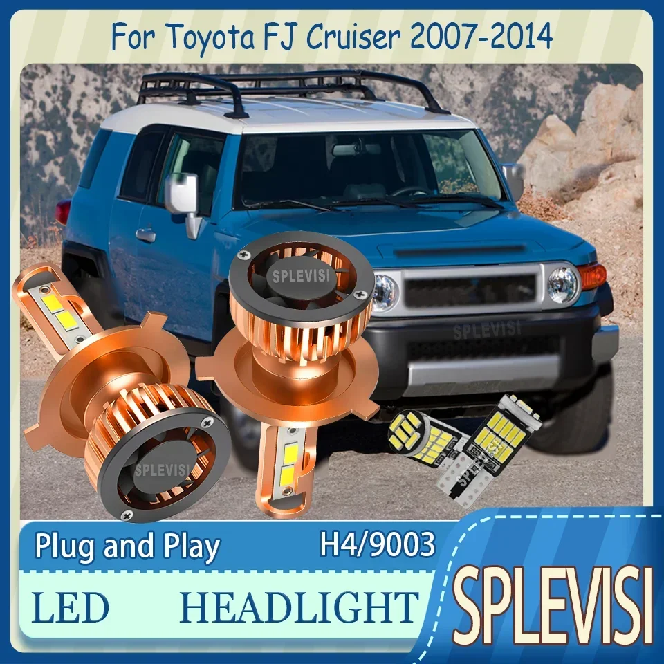

All-Weather Protection Waterproof Construction H4 LED HEADLIGHT For Toyota FJ Cruiser 2007 2008 2009 2010 2011 2012 2013 2014