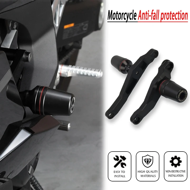 

660 Motorcycle frame crash pads for Trident 660 Tiger Sport 660 2021-2024 crash shaft engine stator slip protectors Sport 660