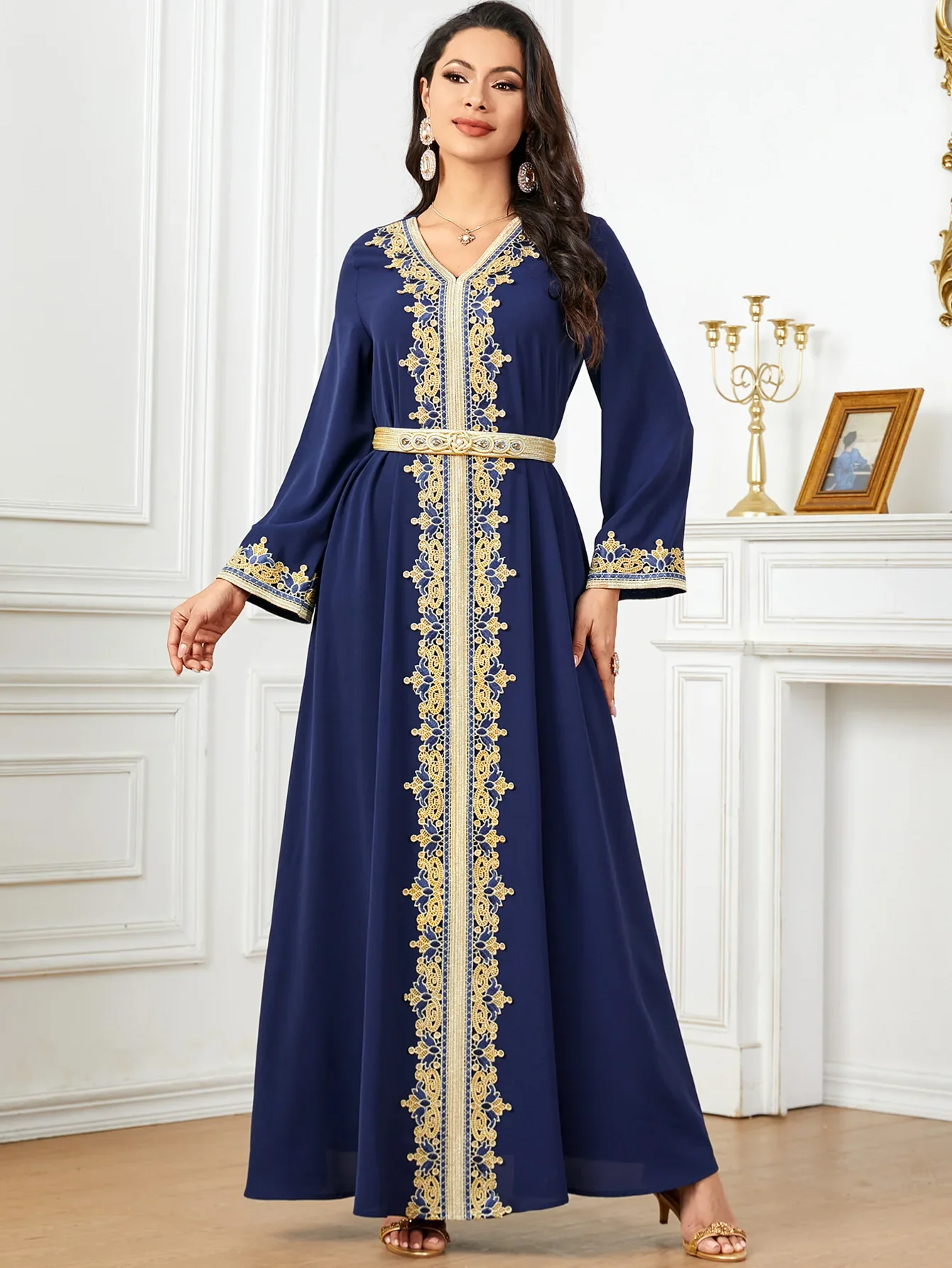 Jalabiya Abaya Muslim Women Dress Sashes Ramadan Morocco Dubai Dresses Abayas Kaftan Islam Party Vestidos Eid Arab Long Robe