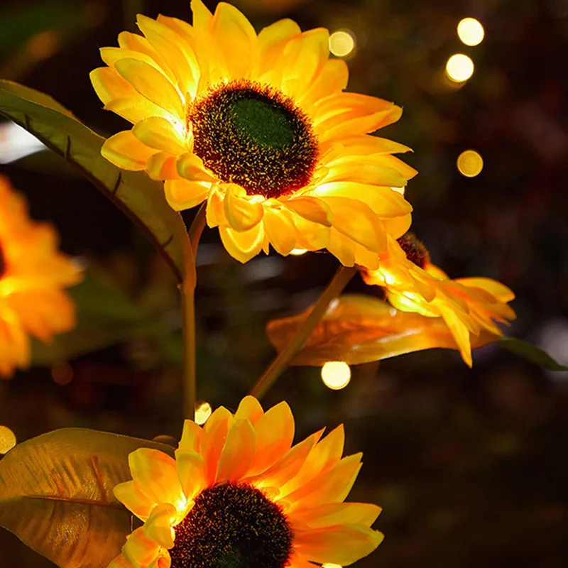 luzes-de-jardim-solares-em-forma-de-girassol-com-3-cabecas-lampada-led-a-prova-d'Agua-para-decoracao-de-jardim-e-patio