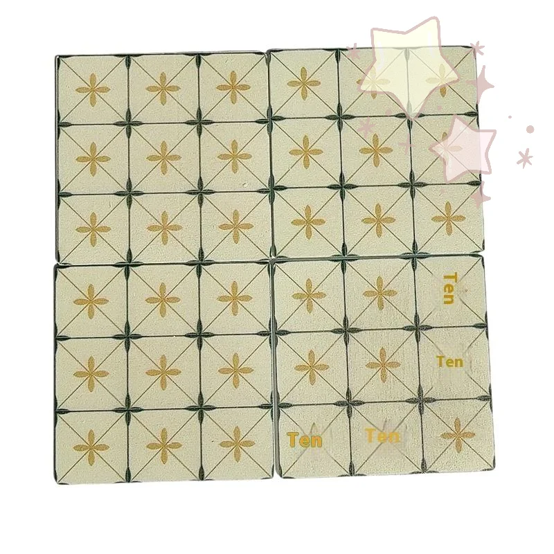 [TJ]1 個 1:12 ドールハウスミニチュア正方形木製床モデルバスルームリビングルーム装飾おもちゃドールハウスアクセサリー