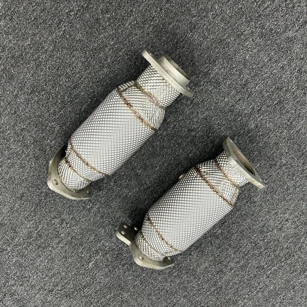 Auspuff-Downpipe mit Hochleistungskatalysator aus 304 Edelstahl, geeignet für Chevrolet Corvette C8 6.2 V8 – Detail 5