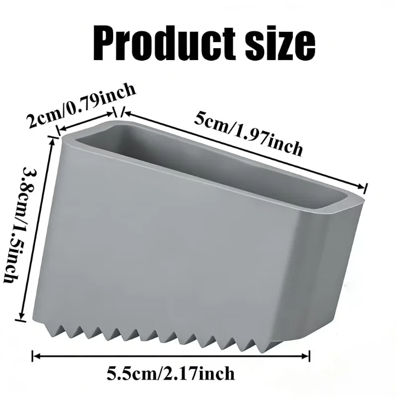 2Pcs Replacement Non-slip Rubber Folding Ladder Leg Feet Pads Foot Covers Versatile Ladder Leg Covers Ladder Feet Covers
