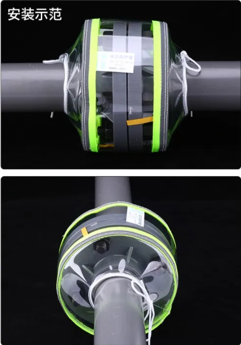 شفة واقية كم كامل شفاف بك شفة الحرس ، حمض والقلويات المقاومة ومنع التآكل