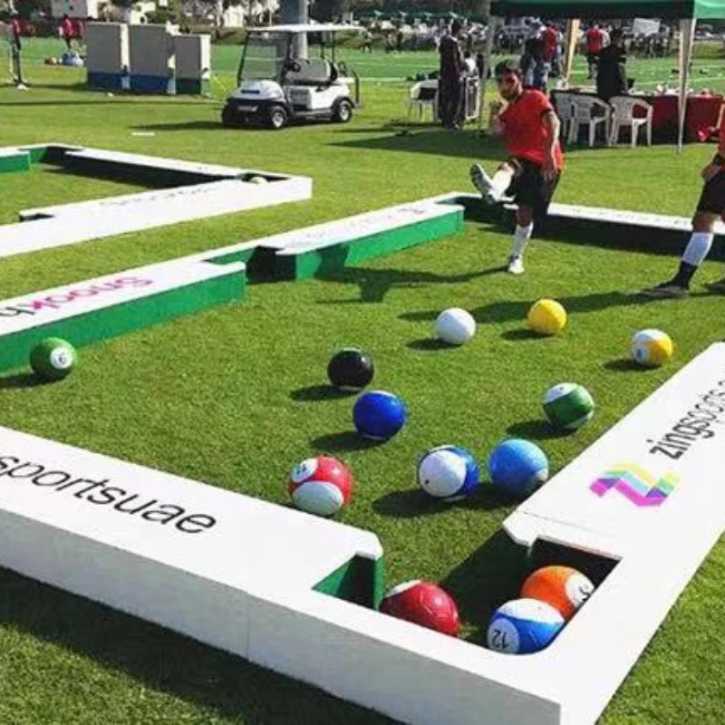 

Real-life version of large-scale kick billiards, billiards, warm-up activities, multi-person interactive props,