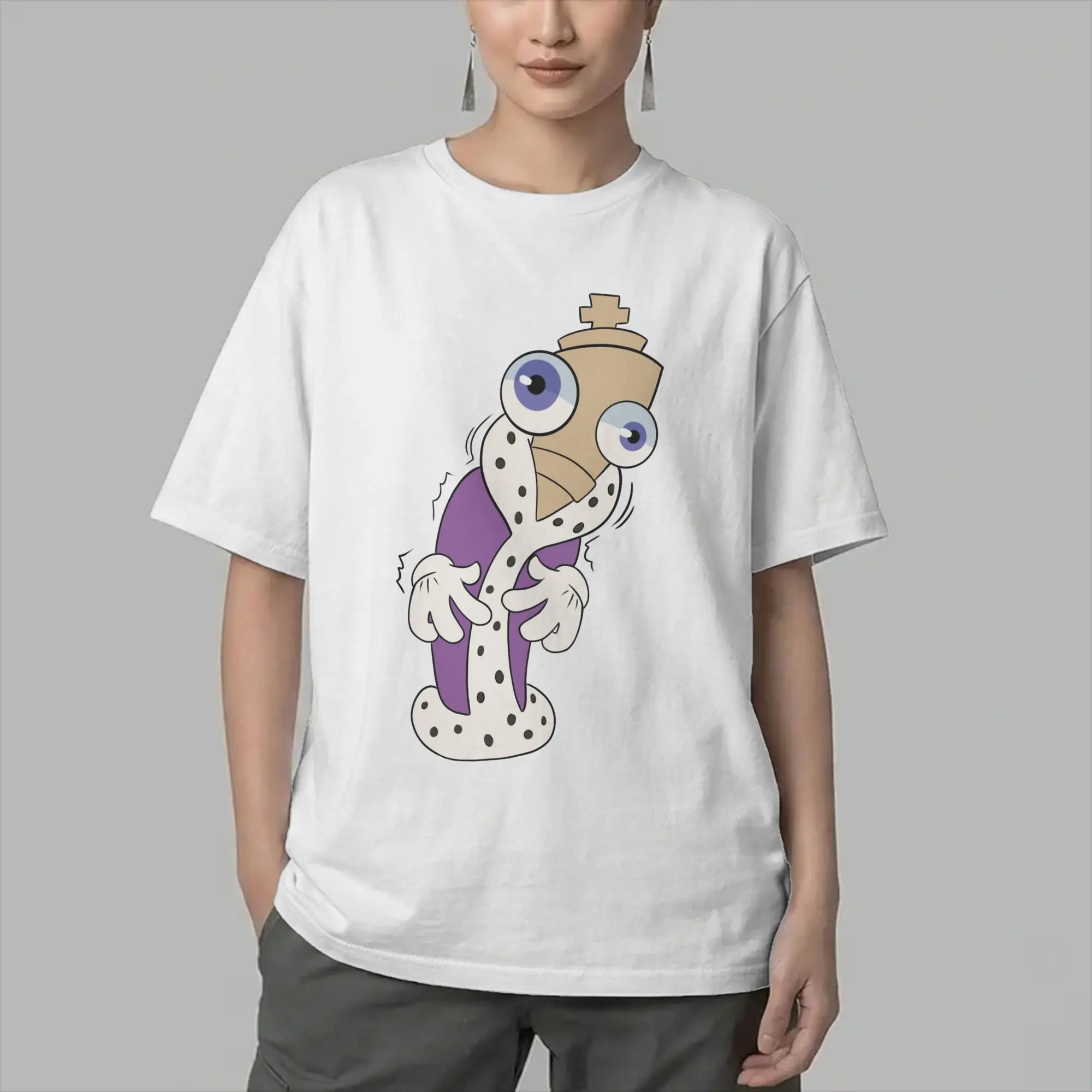 Men Kinger Cartoon Digitals Circus T Shirts  100% Cotton Clothing Vintage Short Sleeve Crewneck Tee Shirt Unique T-Shirts